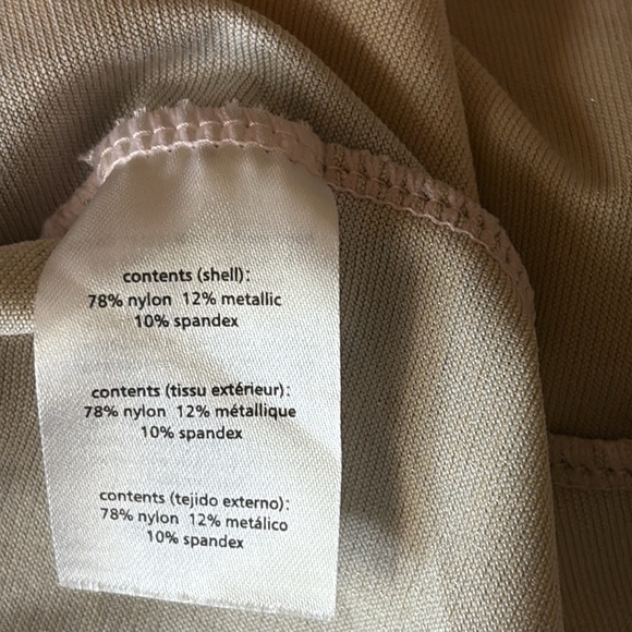 Onia Skirt Set Leah Shimmer Rainbow stripe , a hint of metallic, size M - Picture 8 of 12